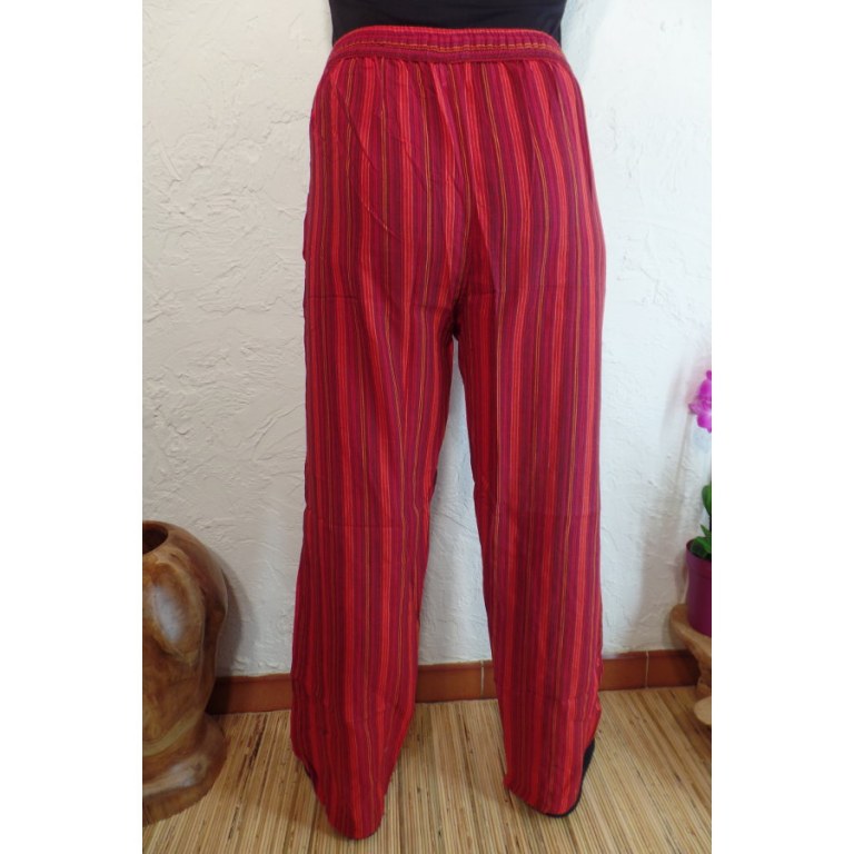 Pantalon Gandaki rouge