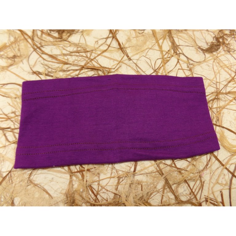 Bandeau uni violet