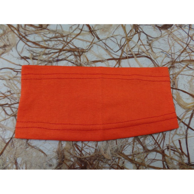 Bandeau uni orange