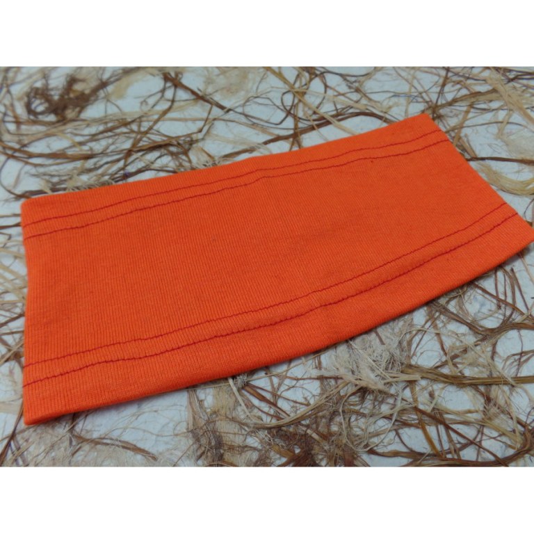 Bandeau uni orange