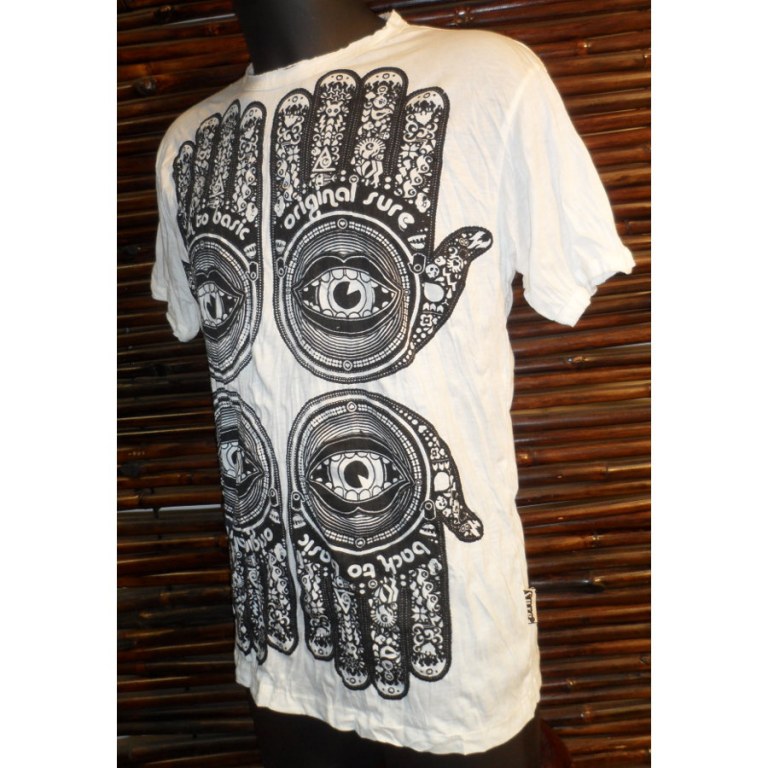 Tee shirt écru 4 khamsa