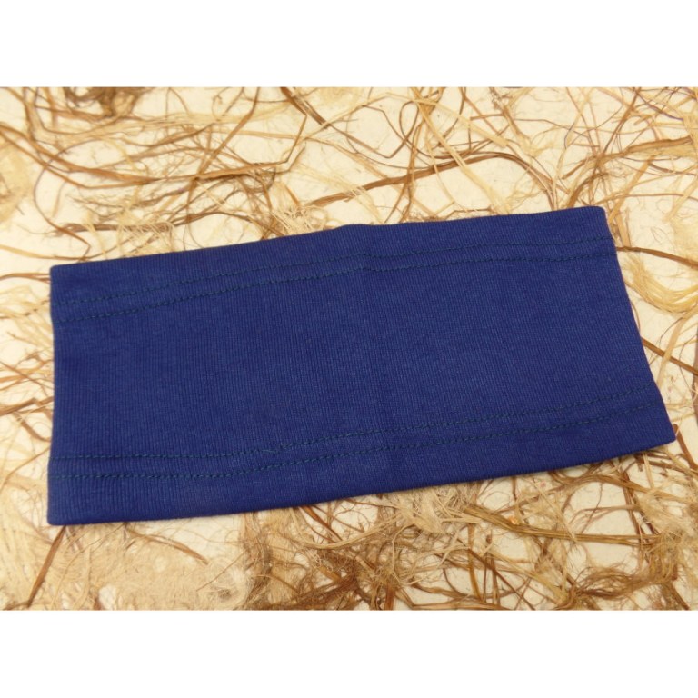 Bandeau uni bleu marine