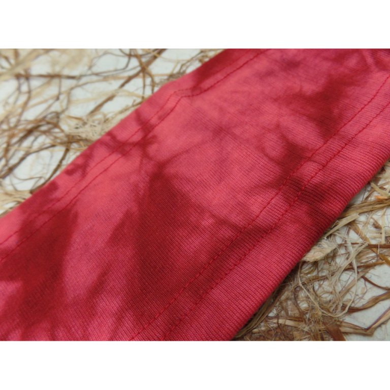 Bandeau rouge effet marbré