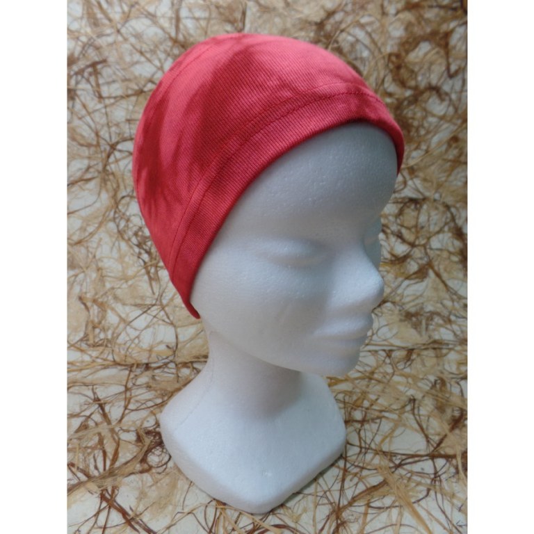 Bandeau rouge effet marbré