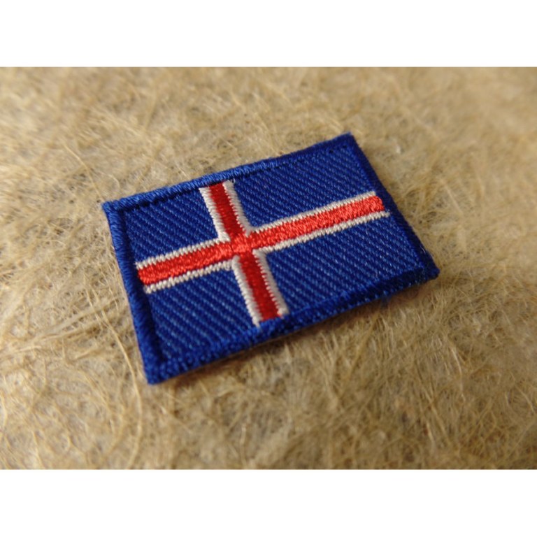 Mini écusson drapeau Islande