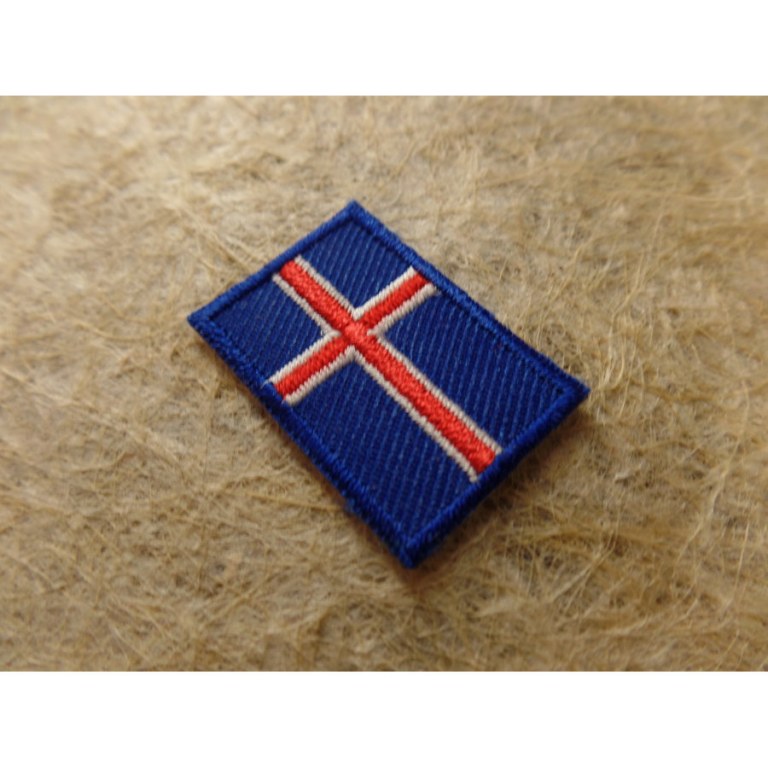 Mini écusson drapeau Islande