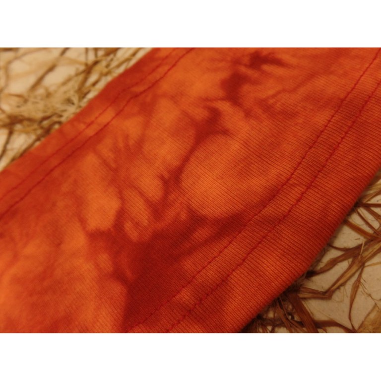 Bandeau orange effet marbré