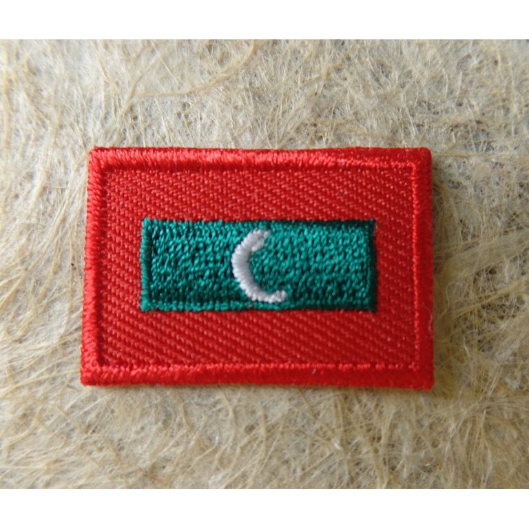 Mini écusson drapeau Maldives