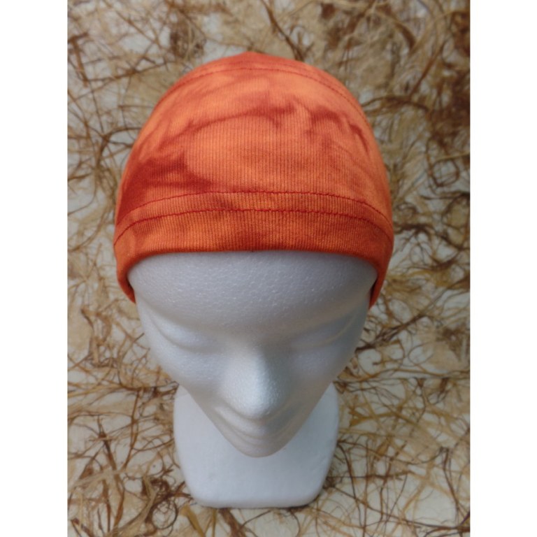 Bandeau orange effet marbré