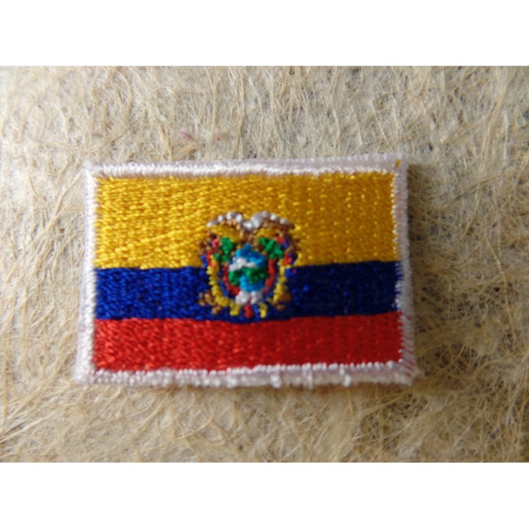 Mini écusson drapeau Equateur