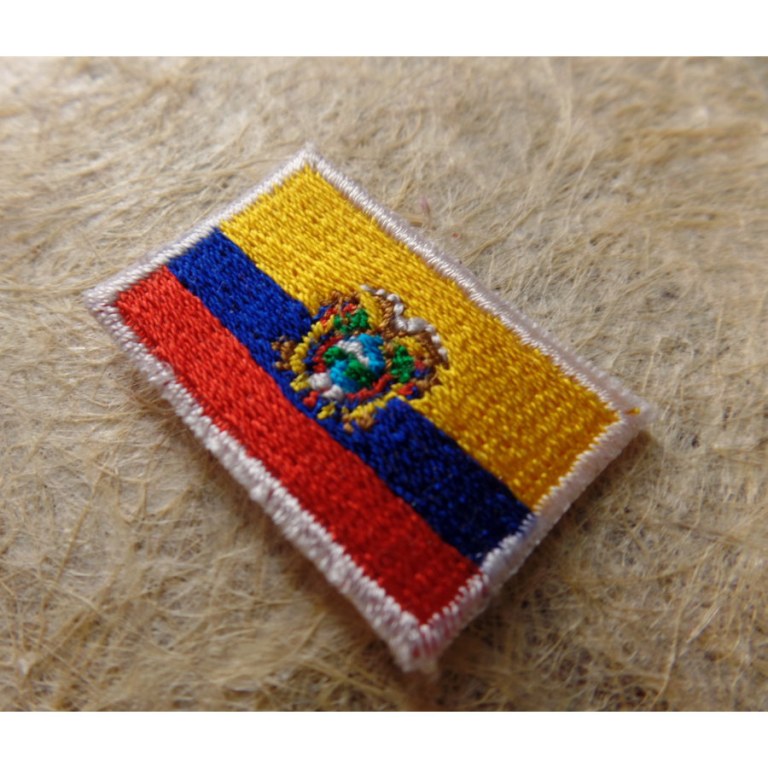 Mini écusson drapeau Equateur