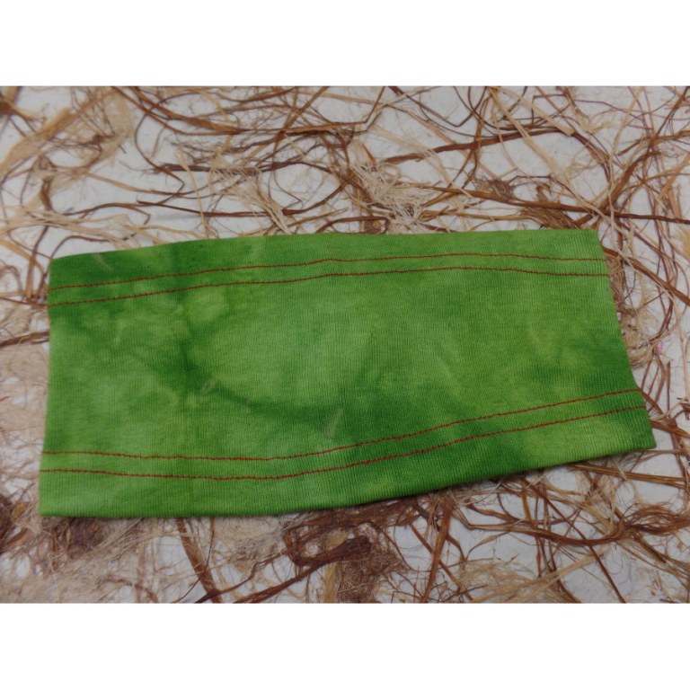 Bandeau vert effet marbré