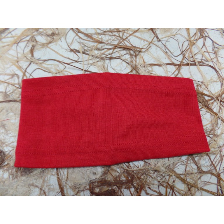 Bandeau uni rouge