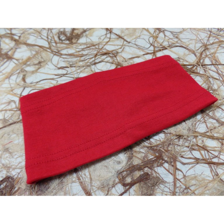 Bandeau uni rouge