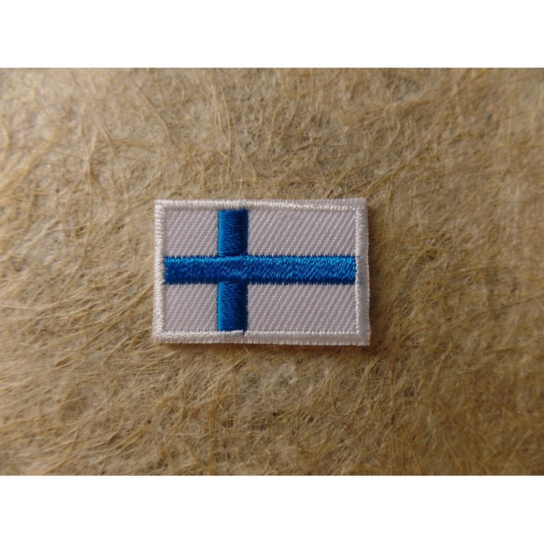 Mini écusson drapeau Finlande