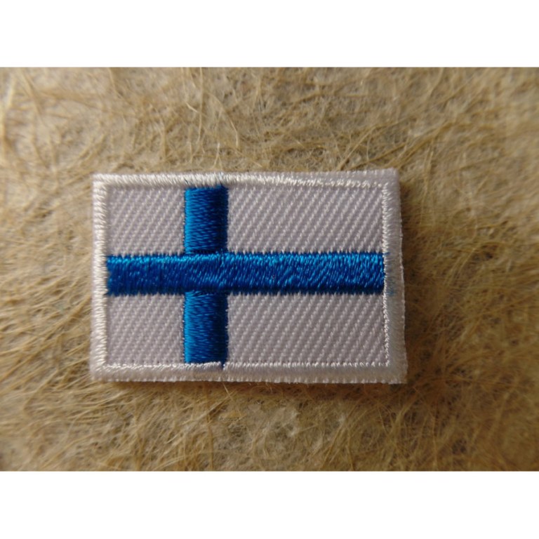 Mini écusson drapeau Finlande