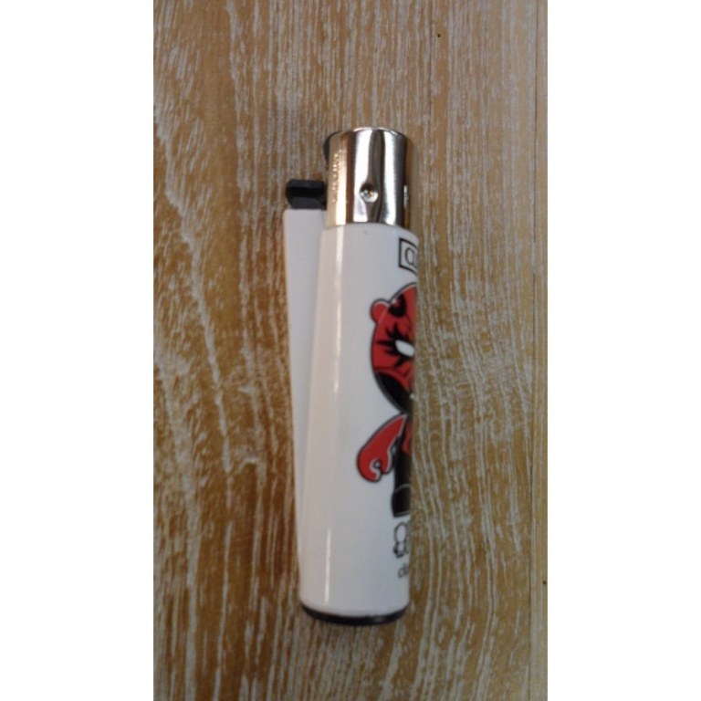 Briquet graffiti rouge