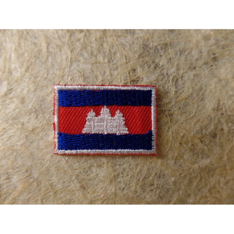 Mini écusson drapeau Cambodge