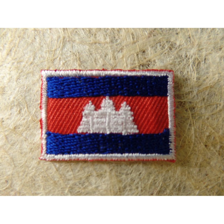 Mini écusson drapeau Cambodge