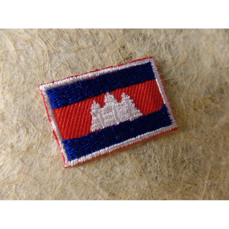 Mini écusson drapeau Cambodge