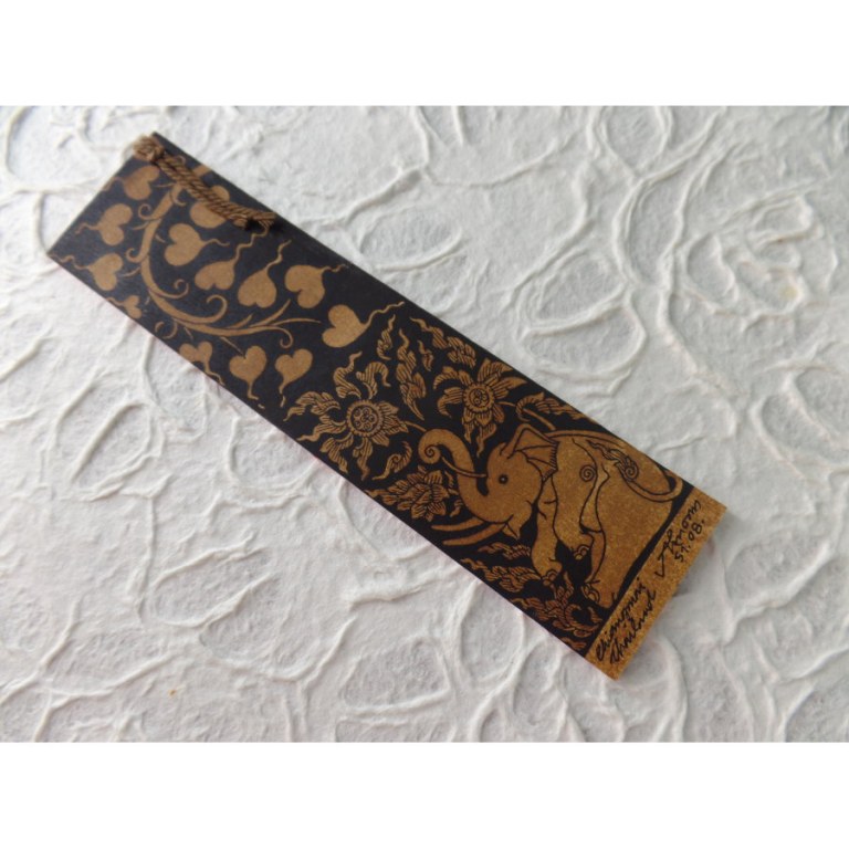Marque page feuillage