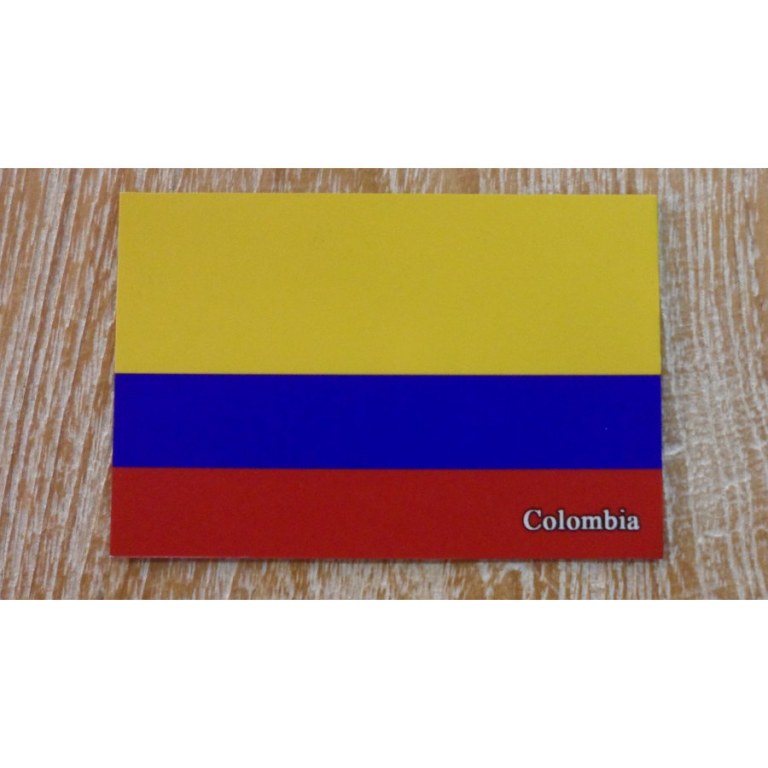 Aimant drapeau de la Colombie