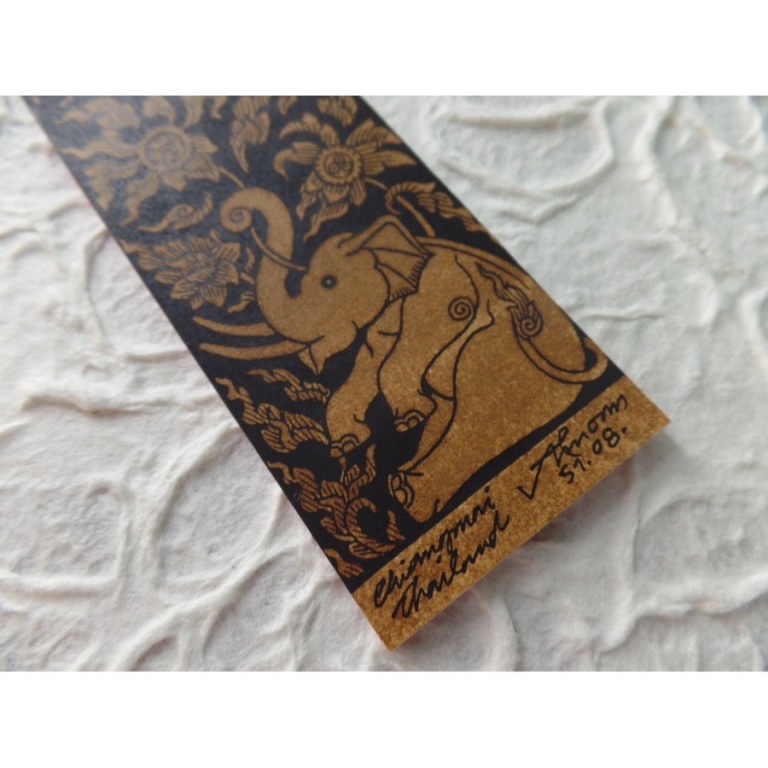 Marque page feuillage