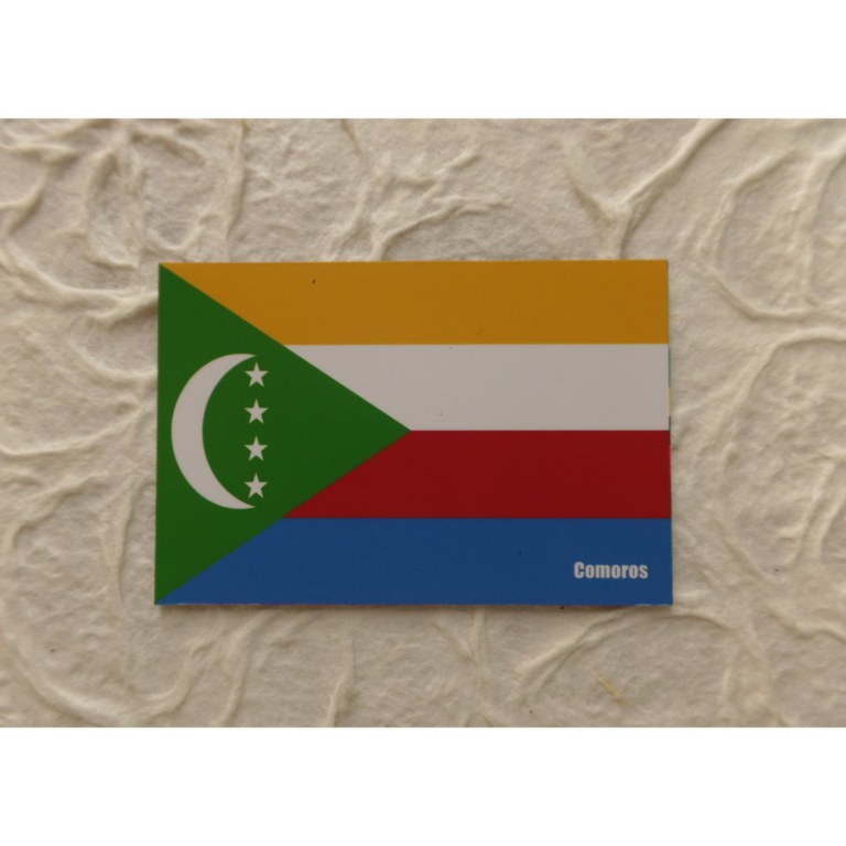 Aimant drapeau Comores