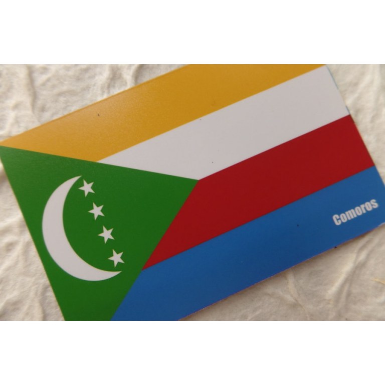 Aimant drapeau Comores