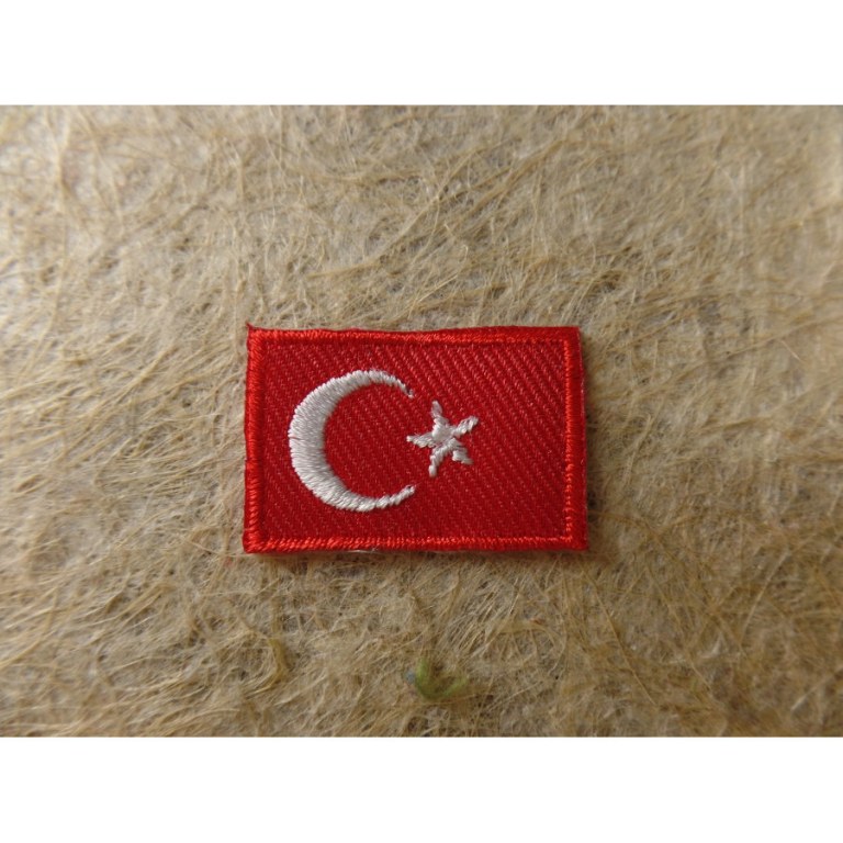 Mini écusson drapeau Turquie