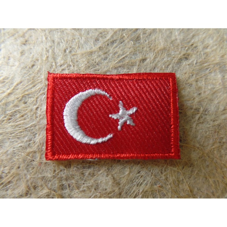 Mini écusson drapeau Turquie