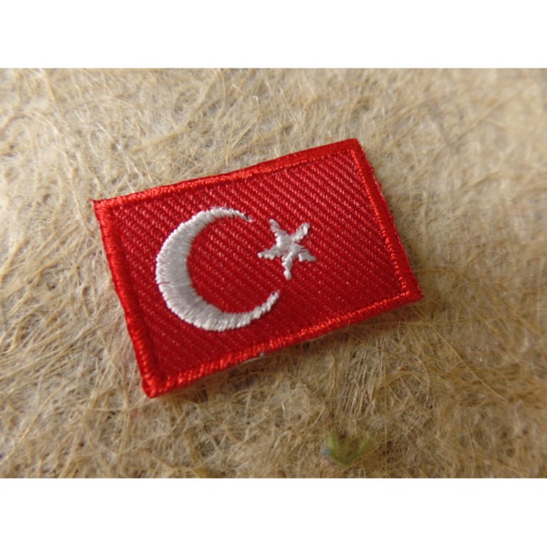 Mini écusson drapeau Turquie