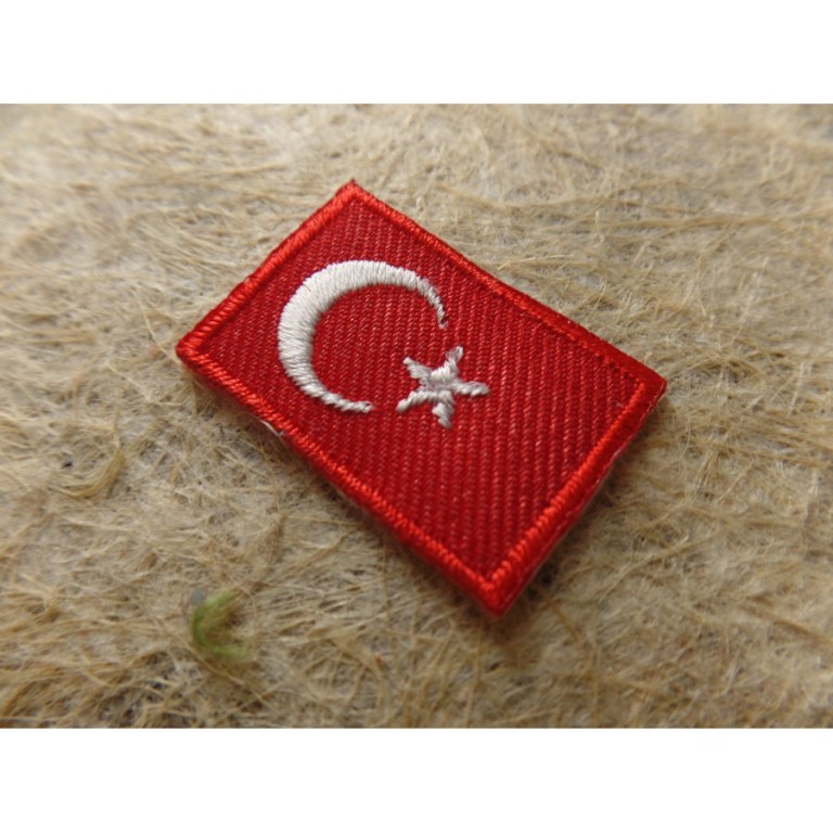 Mini écusson drapeau Turquie