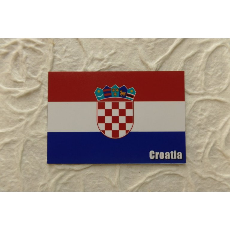 Magnet drapeau Croatie