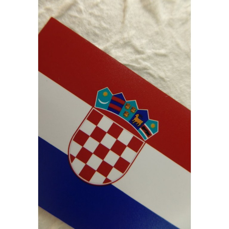 Magnet drapeau Croatie