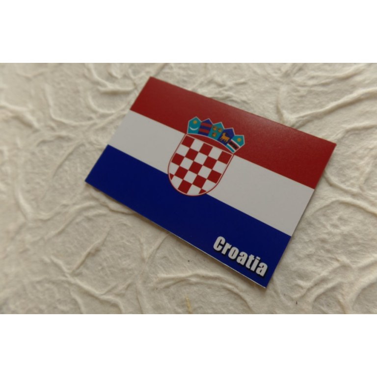 Magnet drapeau Croatie