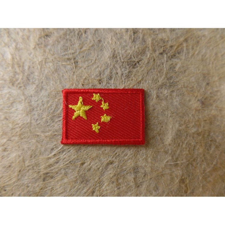 Mini écusson drapeau Chine