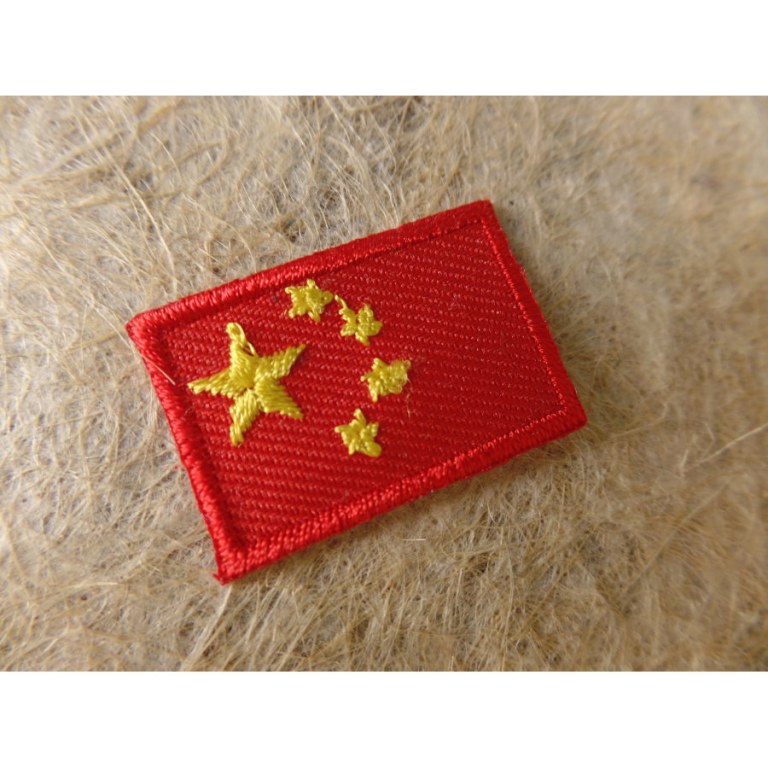 Mini écusson drapeau Chine