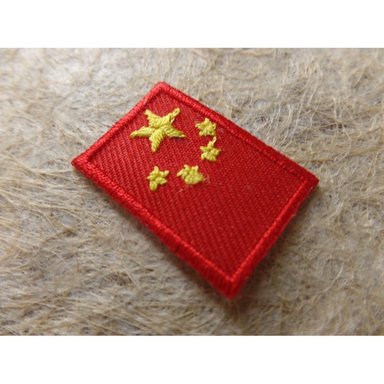 Mini écusson drapeau Chine