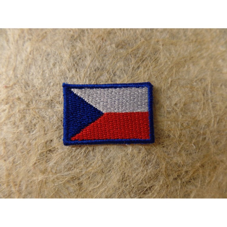 Mini écusson drapeau république Tchèque