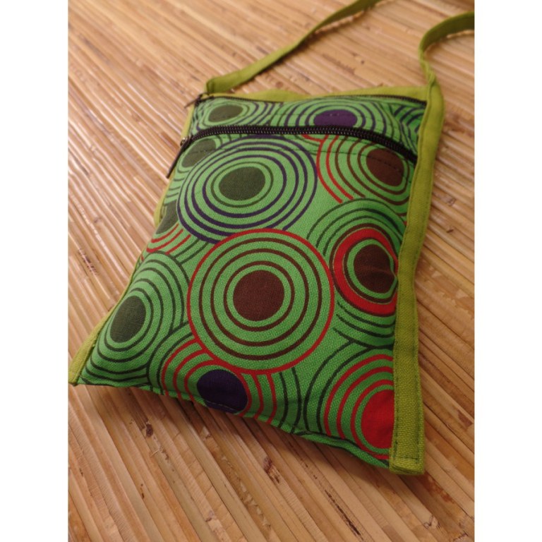 Sac passeport hypno vert clair