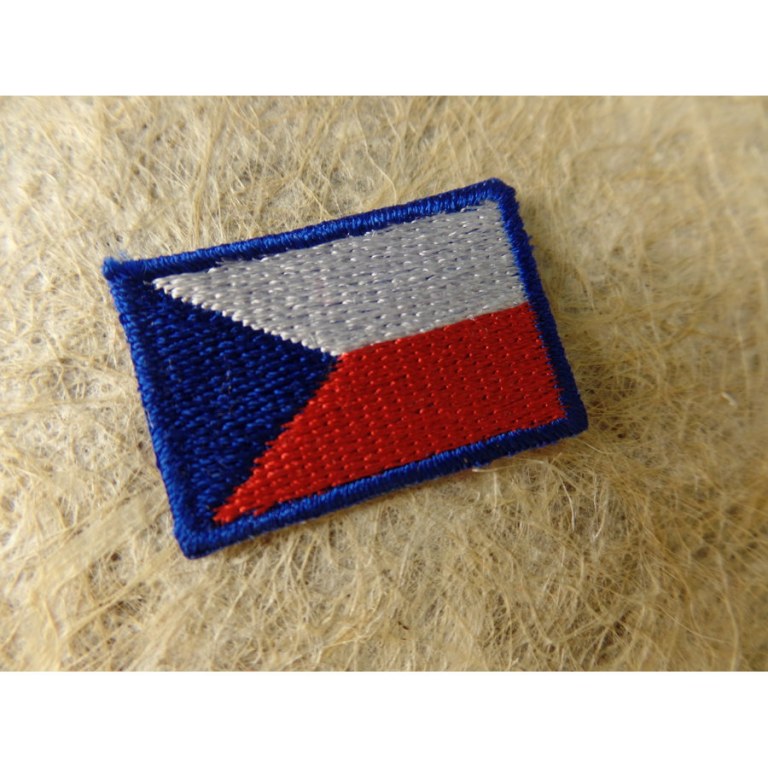 Mini écusson drapeau république Tchèque