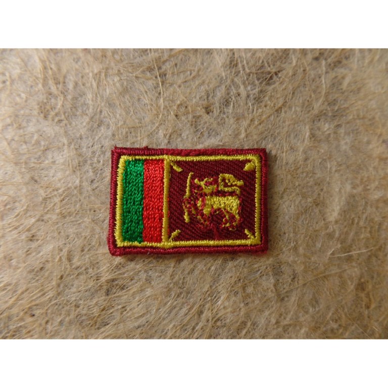 Mini écusson drapeau Sri Lanka