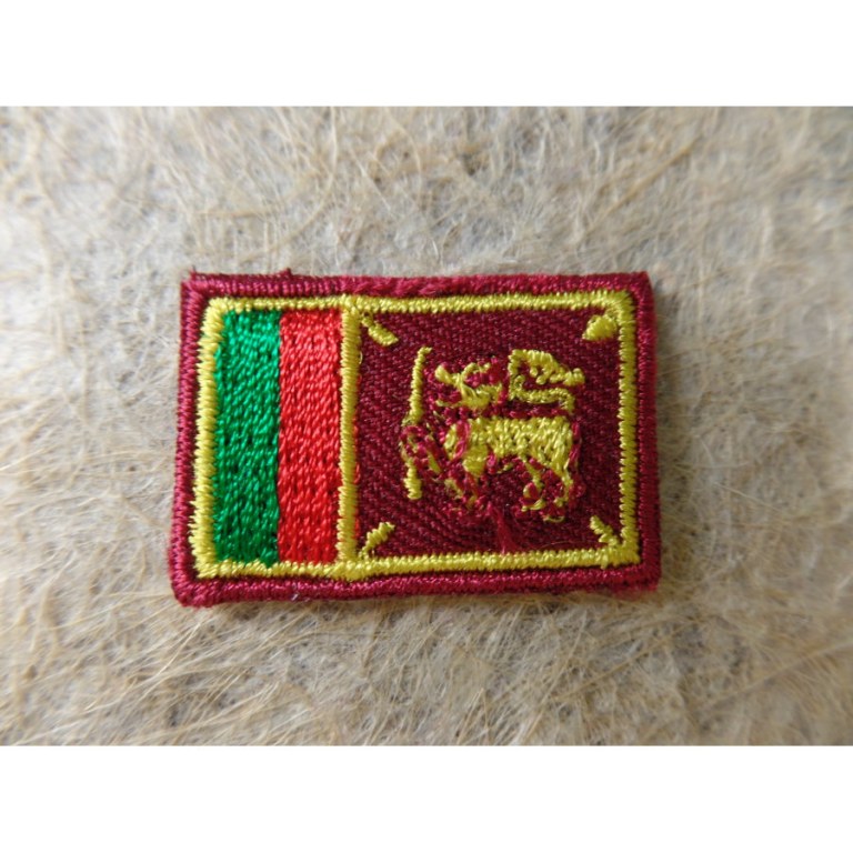 Mini écusson drapeau Sri Lanka