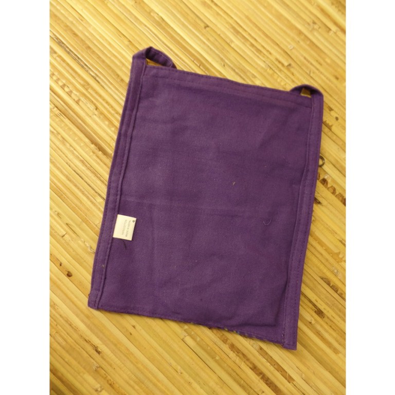 Sac passeport star violet