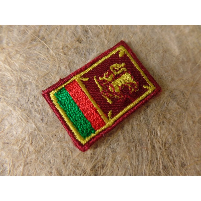 Mini écusson drapeau Sri Lanka