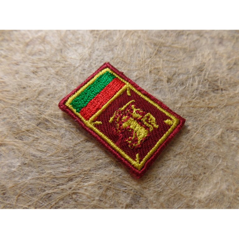 Mini écusson drapeau Sri Lanka