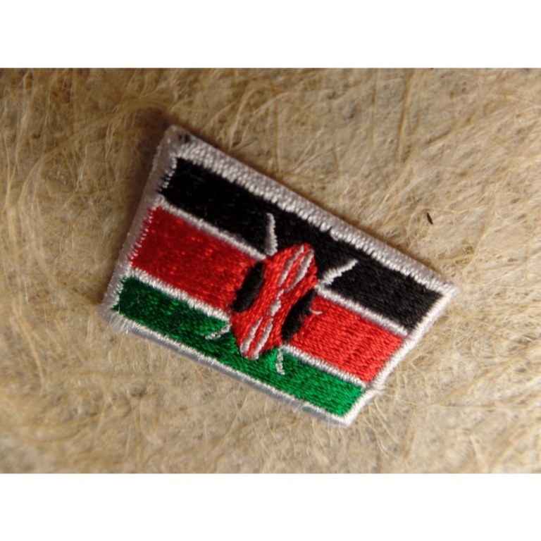 Mini écusson drapeau Kenya