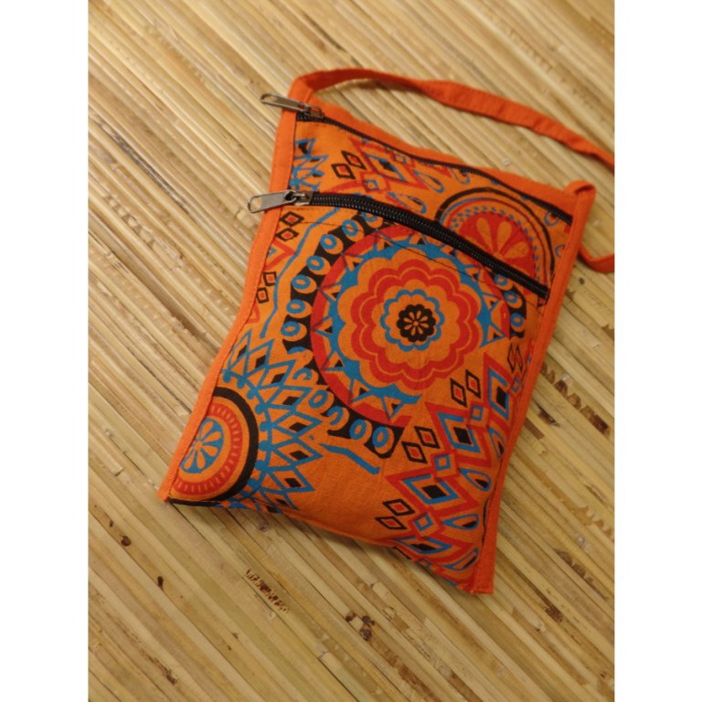 Sac passeport orange peps