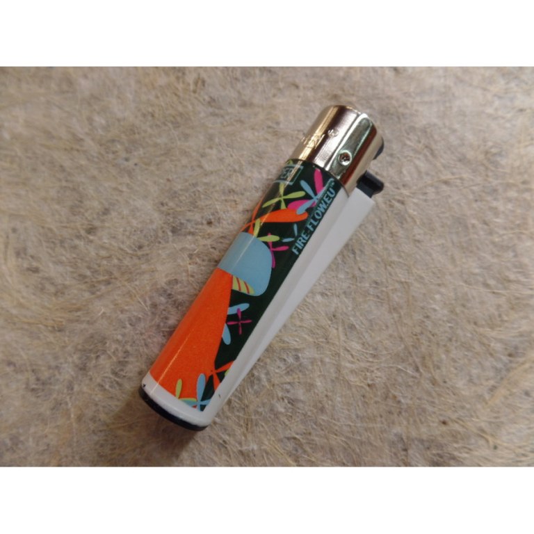 Briquet magic mushroom orange